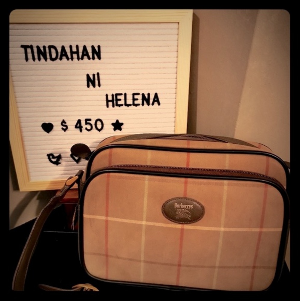 Burberrys Vintage Plaid Crossbody Bag